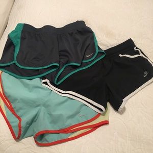 3 pairs of Nike shorts Medium
